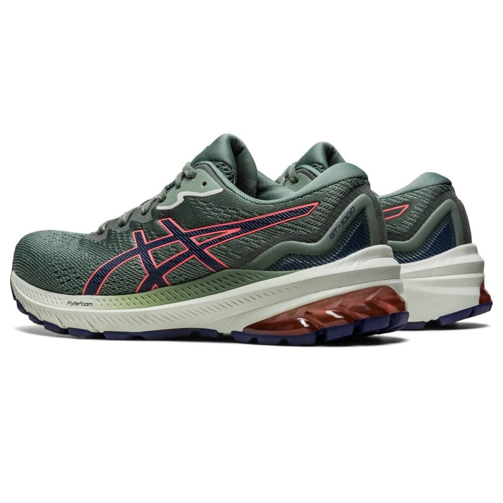 ASICS Women's GT-1000 11 Trail Running Shoes in Nature Bathing/Papaya size 9 B - Picture 4 of 9